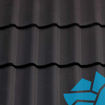 Picture of Sandtoft Concrete Roof Tile Double Pantile - Smooth Dark Grey