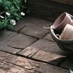 Picture of Stonemarket Timberstone Wood Effect Concrete Paving Sett Coppice Brown 225x225