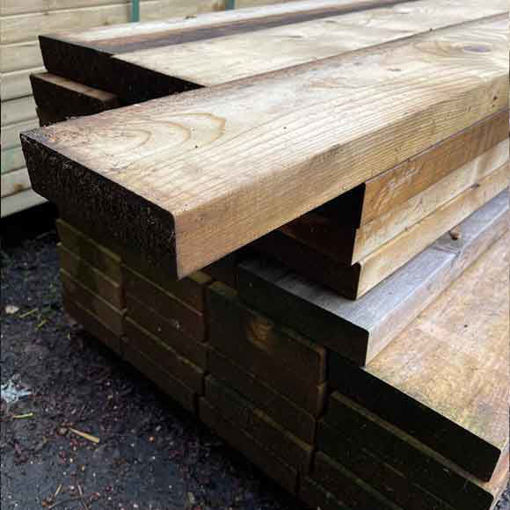 Picture of 47x175 Kiln Dried Regularised C24 Carcassing Timber Green Treated 3.6m