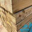 Picture of 150x150 2.4m (6"x6") Green Treated Timber Fence Post