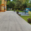 Picture of Pavestone Deckwood Wood-Effect Porcelain Paving Slabs 1200x295mm Ash Pack 64