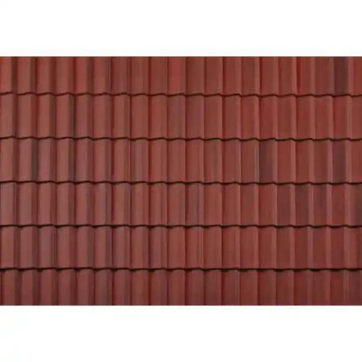 Picture of Russell Pennine Double Pantile Roof Tiles 418x330mm Cottage Red