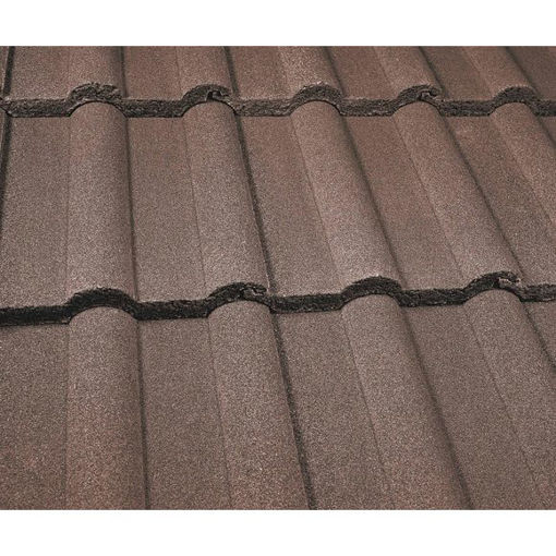 Picture of Marley Double Roman Antique Brown Sandfaced Roof Tile