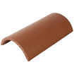Picture of Russell Half Round Ridge Roof Tiles 457mm Ember Red