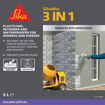Picture of Sika SikaMix 3 in 1 Waterproofer Plasticiser Retarder Render Screed 5ltr