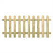Picture of Grange Round Top Palisada Picket Fence Panel 1.8x0.8m Pressure Treated Green