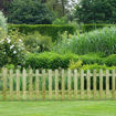 Picture of Grange Round Top Palisada Picket Fence Panel 1.8x0.8m Pressure Treated Green