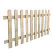 Picture of Grange Round Top Palisada Picket Fence Panel 1.8x0.8m Pressure Treated Green