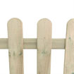 Picture of Grange Round Top Palisada Picket Fence Panel 1.8x0.8m Pressure Treated Green