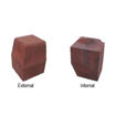 Picture of Brett HK Int/Ext High Block Paving Kerb Corner Half Batter 150x150x200mm Brindle