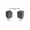 Picture of Brett HK Int/Ext High Block Paving Kerb Corner Bull Nose 150x150x200mm Charcoal