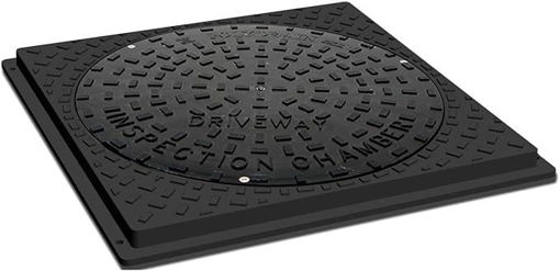 Picture of Underground 450mm Inspection Chamber Cover Square 15kN