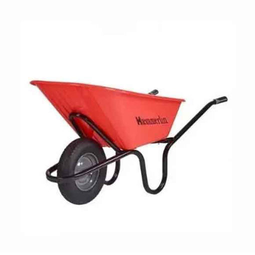 Picture of Haemmerlin Crusader Orange Heavy Duty Wheelbarrow 90L Pneumatic