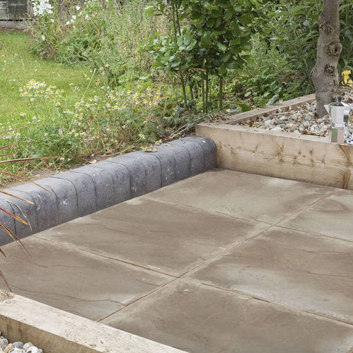 Picture of Brett Broadway Economy Riven Utility Paving Slabs 450x450x32mm Natural