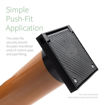 Picture of 110mm Underground Black Square Rodding Eye Point