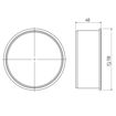 Picture of 110mm Underground Solvent Weld Socket Plug