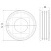 Picture of Underground 110mm Universal Rubber Rainwater Adaptor