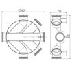 Picture of 100mm Underground 450mm Inspection Chamber Base