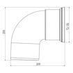 Picture of Underground 110mm x 90° Single Socket Bend