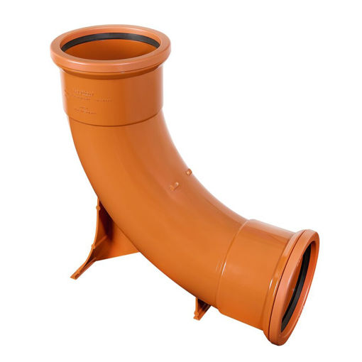 Picture of 110mm Underground 87.5 Degree Double Socket Rest Bend (Long Radius)