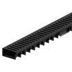 Picture of ACO Easyline H50 1m Drainage Channel With Black Plastic Grating A15