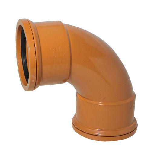 Picture of Underground Drainage 110mm x 90° Double Socket Bend