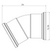 Picture of Underground 110mm x 30° Double Socket Bend