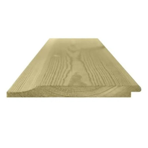 Picture of 19x125 5th Redwood Rebated Treated Shiplap Softwood Timber Cladding (Finish Size 14x119mm) - 4.5m