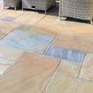 Picture of Natural Indian Sandstone Paving Slabs 20.70 m2 Project Pack Calibrated Buff Blend