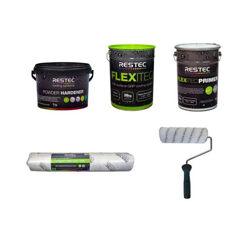 Picture of Restec Flexitec Roofing Kit (10m2) GRP Fibreglass