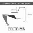 Picture of Restec ResTrims B230 GRP Upstand Fascia Raised Edge Trim 100mm (3m)
