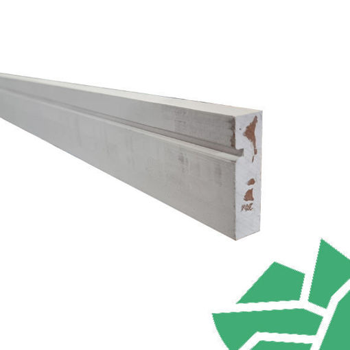 Picture of 18 x 69 5x5 Square Groove Architrave MDF Primed -5.4m
