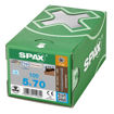 Picture of Spax Cylinderical Head T-Star Decking Screw Stainless Steel 5 x 70mm box of 100