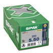 Picture of Box 200 5.0x50mm Y/P Spax CSK Pozi Wood Screw