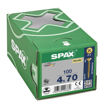 Picture of Box 100 4.0x70mm Y/P Spax CSK Pozi Wood Screws