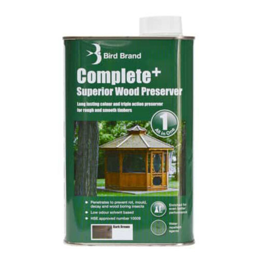 Picture of Bird Brand Complete Superior Wood Preserver Clear 5l