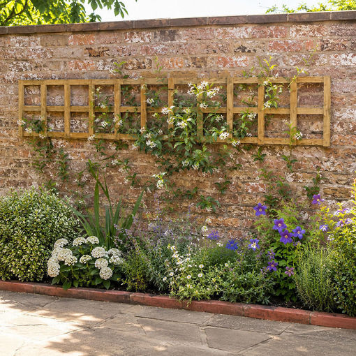 Picture of Grange 1.8x0.3m Heavy Duty Square Trellis Green