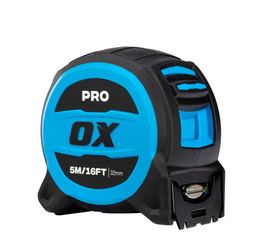 Picture of OX Pro Tuff Blade Tape Measure Magnetic Dual Hook 5m