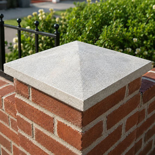 Picture of Concrete Four Way Weathered Pier Cap 405 x 405mm (16x16")