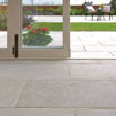 Picture of Bradstone Romeli Buff Blend Porcelain Paving 800x400mm - Fettled Edge