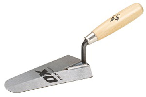 Picture of OX Trade Gauging Trowel – Wooden Handle – 180mm / 7in