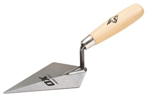 Picture of OX Trade Pointing Trowel – Wooden Handle – 152mm / 6in