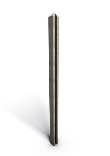 Picture of Concrete Slotted Intermediate Fence Post  2745mm 9ft