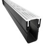 Picture of Polycon Threshold Luxe 1m Drainage Channel with Silver Aluminium Grating - A15