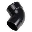 Picture of 68mm Round Downpipe 112.5° Offset Bend - Black