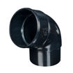 Picture of 68mm Round Downpipe 112.5° Offset Bend - Black