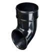 Picture of 68mm Round Downpipe Rainwater Shoe - Black
