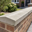 Picture of Concrete Saddleback Coping Stone Twice Weathered 165x610mm (6.5x24")
