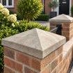 Picture of Concrete Four Way Weathered Pier Cap 305 x 305mm (12x12")