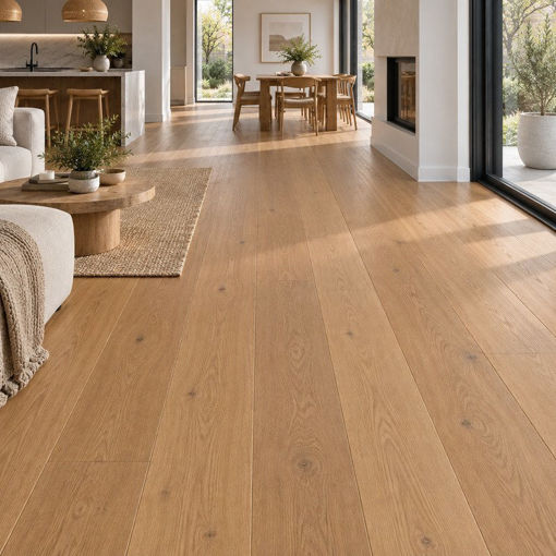 Picture of Elka Real Wood Engineered Oak Flooring 1820 x 190 x 13.5mm - Brushed & Oiled - 2.075m² Pack - Sold As Seen